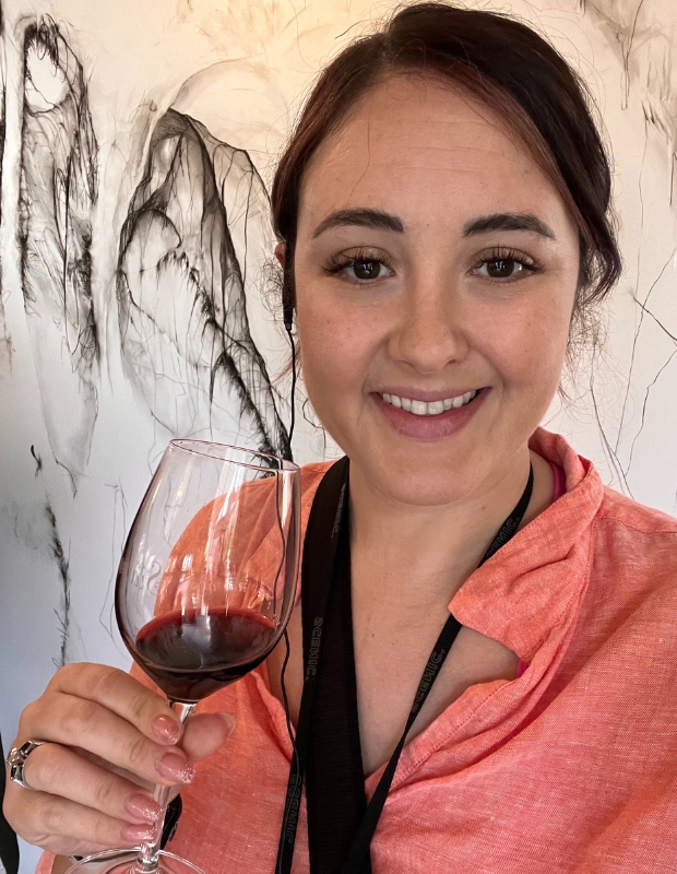 Tasting the local wine